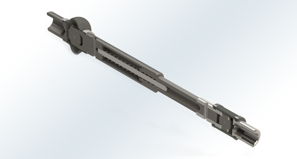 Internally Spring-Loaded High-Strength Drive Shaft